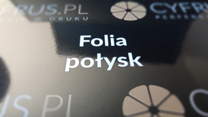 Folia połysk